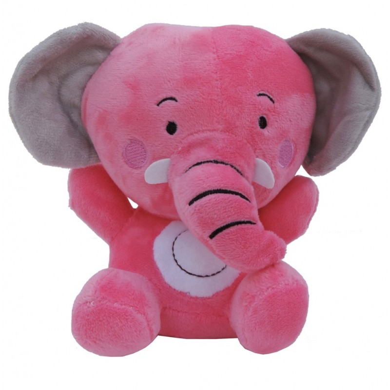Peluche Elefante Rosa 17 cm