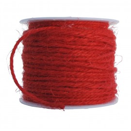 Cuerda de Lino Ø 2mm Rojo