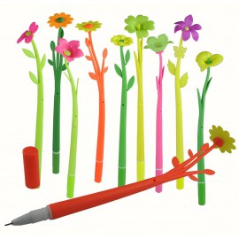 Boligrafo Flores y Colores Mixtos