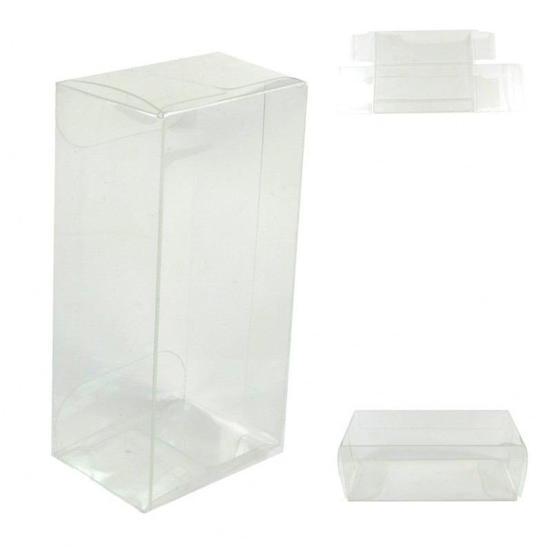 Cajita PVC Transparente ↕8,2 x 4 x 3 cm