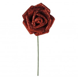 Rosa Brillo Purpurina Ø 6cm Rojo