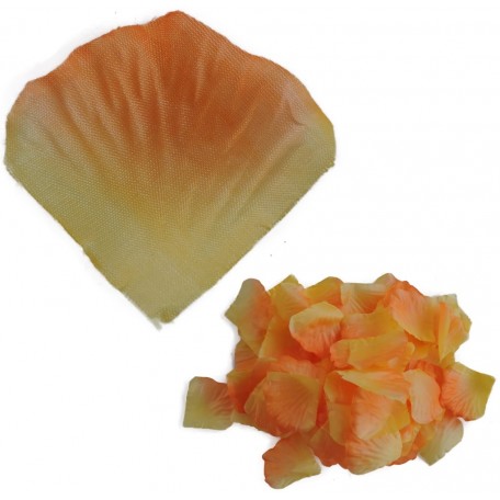 Petalo Rosa Artificial Naranja (100ud)