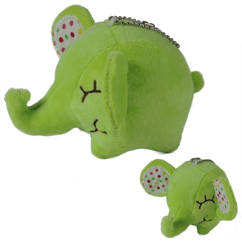 Peluche Elefante Verde ↕ 7,5 cm