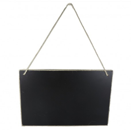 Pizarra Artesanal Cuerda Colgante 30x20