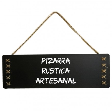 Pizarra Artesanal Cuerda Colgante 50x20