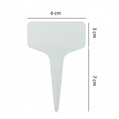 Porta Precio PVC Blanco ↕10cm (10 ud)