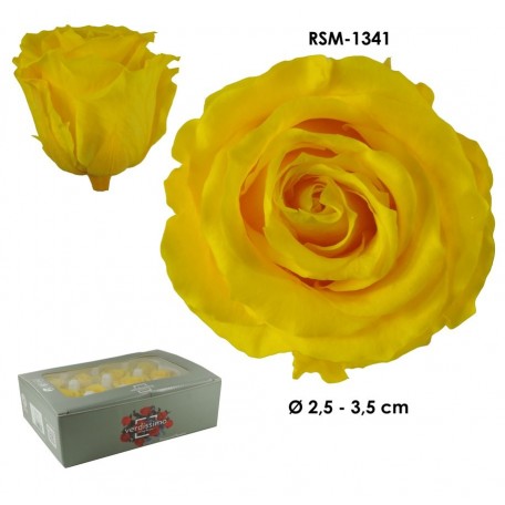 Mini Rosa Ø 3,5 cm Amarillo Claro (12 uds)