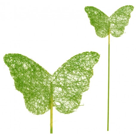 Pick Mariposa Sisal Verde (5ud)